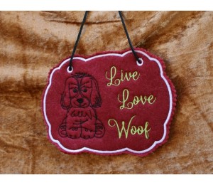 Stickserie - ITH Türschilder Hunde